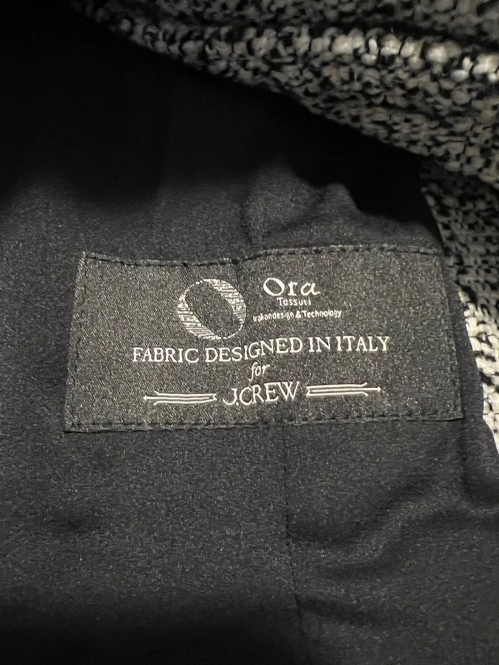 J. Crew Black and White Tweed Vest Size 10 NWT 0406263